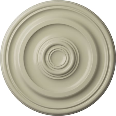 Ekena Millwork Kepler Traditional Ceiling Medallion (For Canopies up to 2 5/8"), 11 7/8"OD x 1 1/4"P, Clear Yellow CM12KPCYF
